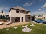Terrain avec maison neuve à vendre