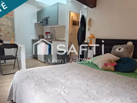 studio rénové de 19,4 m² – vendu loué