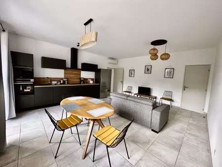 appartement meublé t3 - 71 m2 avec terrasse