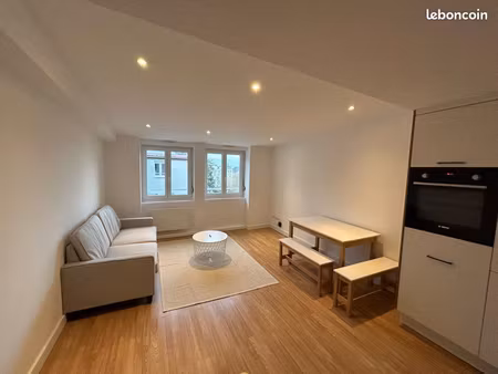 appartement meublé gare 2 pièces avec parking