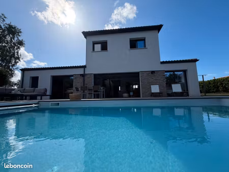 maison avec garage + piscine