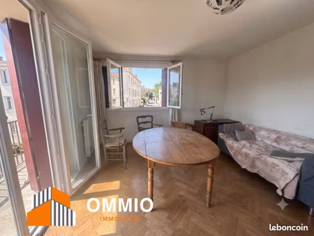 toulouse — quartier minimes : t3 meublé de 67 m² avec balcon et parking