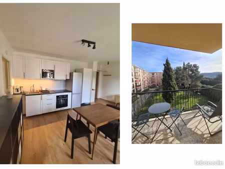 ? aix-en-provence (pont de l'arc) - t2 meublé neuf avec grand balcon et parking inclus