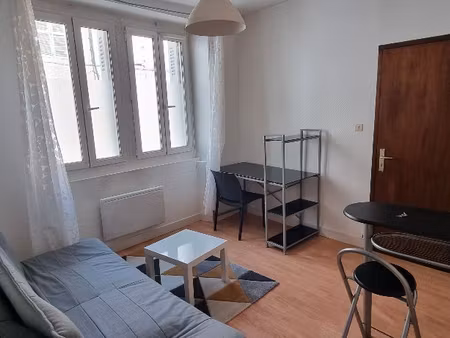 poitiers centre, blossac, studio meublé de 20m²
