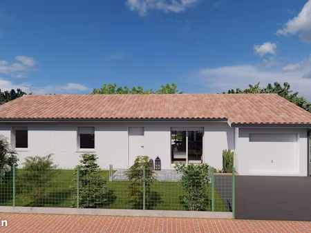 projet de construction d'une maison 103.98 m² avec terrain à aureil (87)