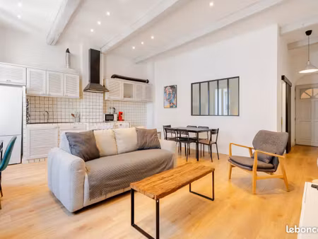 location bail mobilité t2 - 45 m2 saint victor / vieux port
