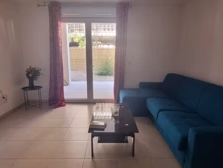 f2 neuf meublé + jardin privatif 30 m² – marseille 15e