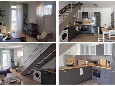 duplex meublé roucas blanc