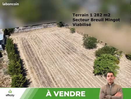 terrain 1 282 m² poitiers