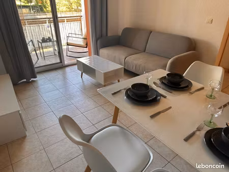 t2 meublé 39m² - béziers - résidence sécurisée