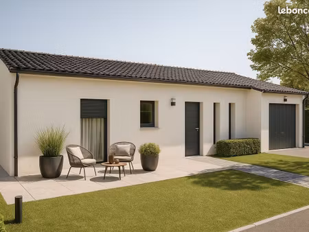 maison de 80 m² sur un terrain de 671 m² à mougon en deux-sevres (79)