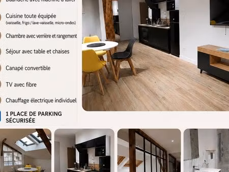 louer appart t2 meublé 43m2