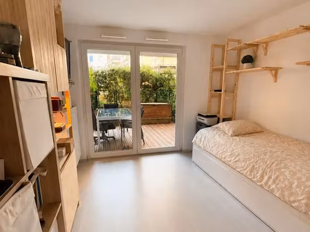 studio 1 pièce 18.5 m² avec terrasse et jardin