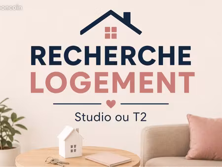 urgent – recherche studio ou t2 600 max cc – dossier sérieux