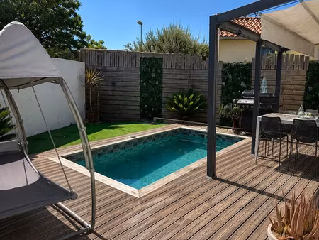 maison meublée 90 m² – 3 chambres – piscine – quartier calme narbonne à louer à narbonne, 