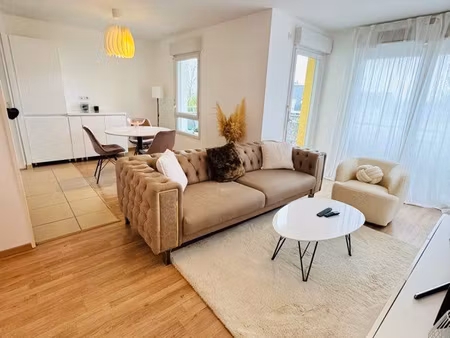t3 meublé 61 m² – quartier mellinet – balcon & 2 parkings
