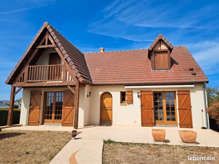 pavillon 4 pièces 125m2■issoudun (36), pavillon t4 avec sous-sol, dependance et jardin clo