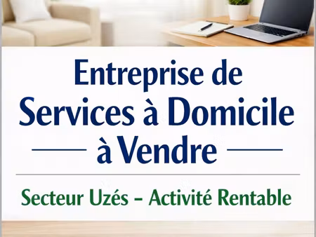 a vendre-entreprise de services à la personne- secteur uzès