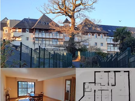 quimper – appartement 90m2 lumineux t4/t5 avec balcon plein sud et grand garage