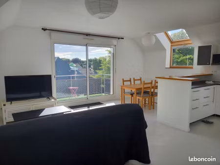 appartement 3 pièces 63 m² - meublé - liffré - balcon - 2/2 - parking