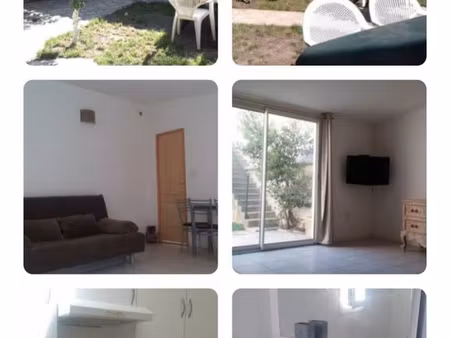 joli studio dans un jardin