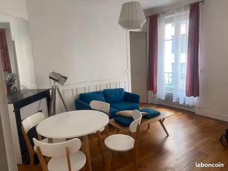 t2 meublé – clichy (92) – 6 min mairie de clichy (l13)