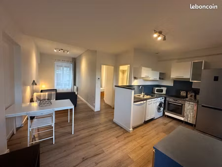 t2 40m2 valmy meublé - bail mobilité 4 mois (renouvelable