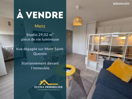 studio 1 pièce 29 m²