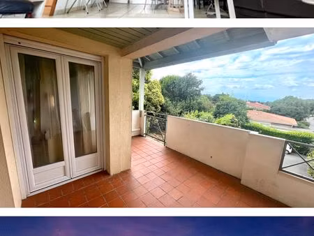 loue pouvourville/ paul sabatier grand t4/5 96 m2 duplex avec terrasse 16 m2 lumineux, cli