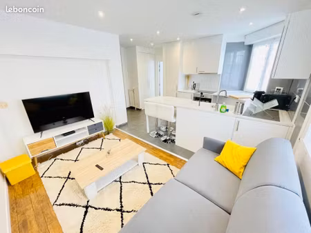 bel appartement t2 meublé de 38 m² – proche gare