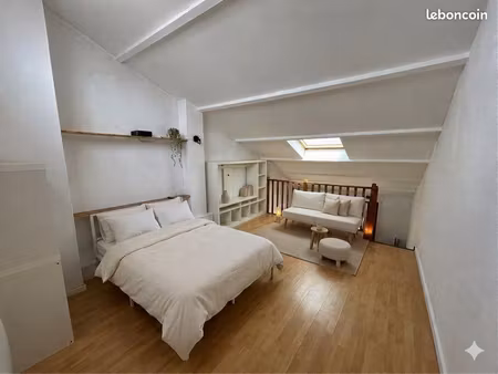 appartement t2 avec mezzanine – 42 m² – centre-ville à 2 min à pied