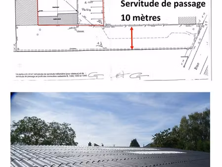 logement avec 3 appartements + hangar