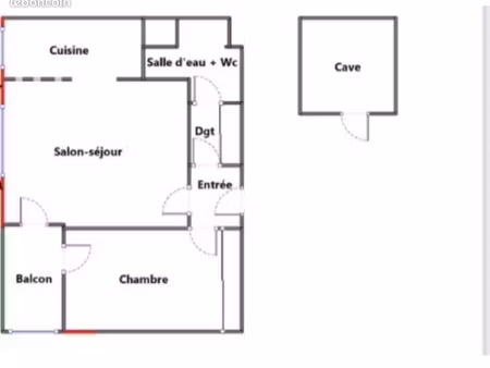 appartement t2 entièrement rénové – quartier saint pavin
