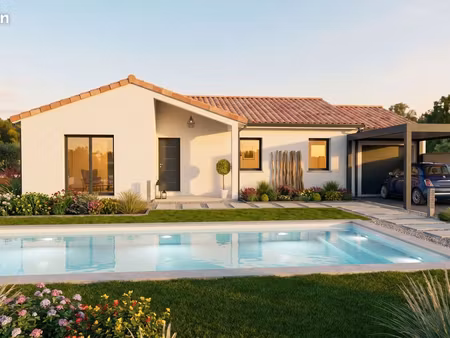 projet de construction d'une maison 95 m² avec terrain à bonnac-la-cote (87)
