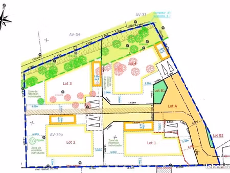 terrain 402 m² plan d orgon