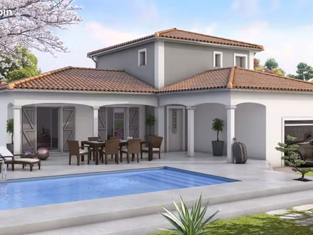 belle villa neuve + terrain à florensac (34510)