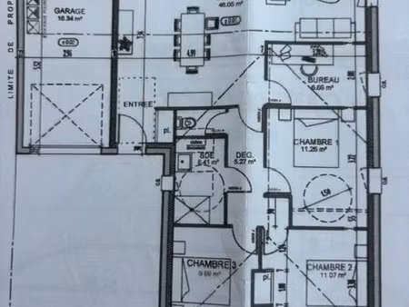 maison individuelle 101 m² – 3 chambres + bureau – garage – clisson
