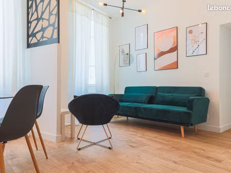 t3 62m2 coup de coeur meublé entièrement équipé – noailles / marseille