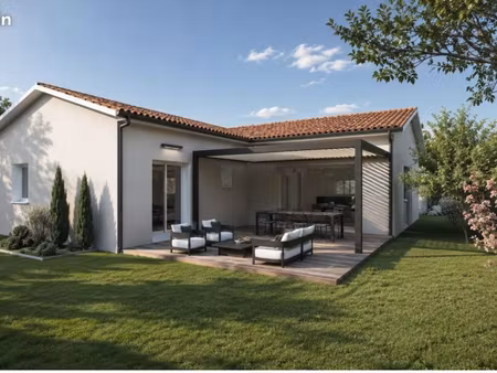 maison en l de 100 m² avec garage à baziège