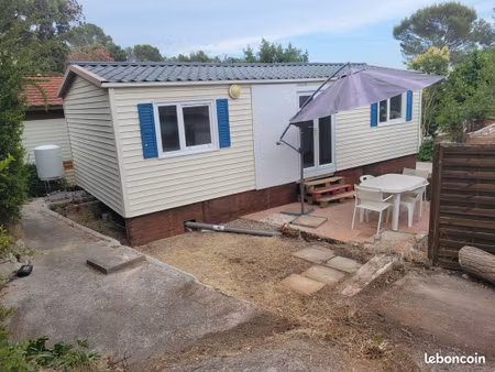 terrain avec mobil home prl