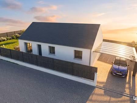 projet de construction d'une maison 89.41 m² avec terrain à frehel (22)