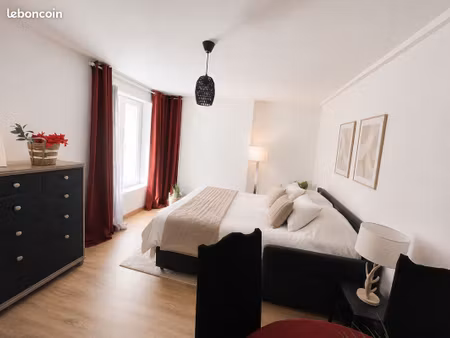 appartement meublé rénové à neuf, hypercentre, calme et lumineux en location