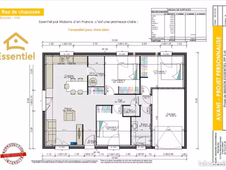 maison 4 pièces 76 m²