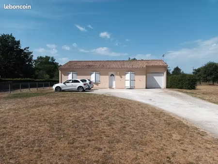 maison plain-pied 90 m2 habitable, 4 pièces 3 chambres