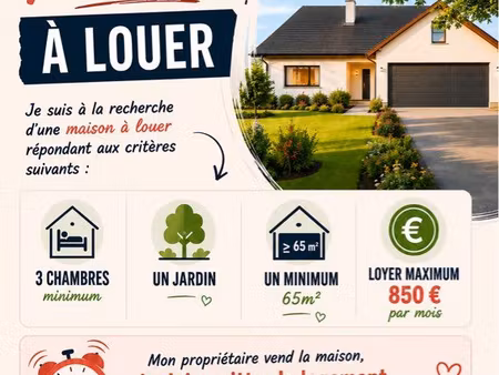recherche maison location