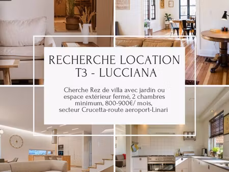 cherche location lucciana
