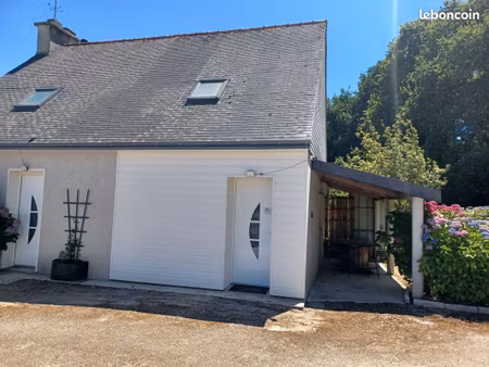 maison à louer à quimper – colocation ou bail mobilité – maison indépendante avec jardin (