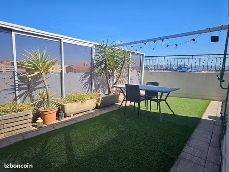 duplex avec toit terrasse de 36m2 à 2 pas du métro