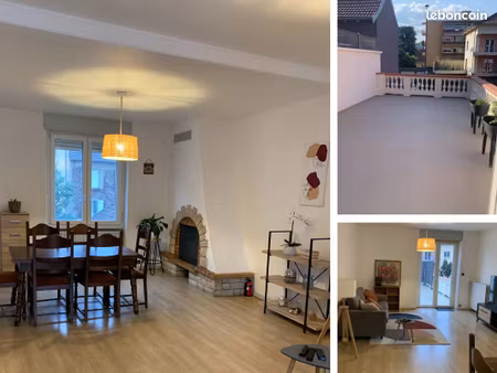 appartement f4 - 88 m² + terrasse - belfort