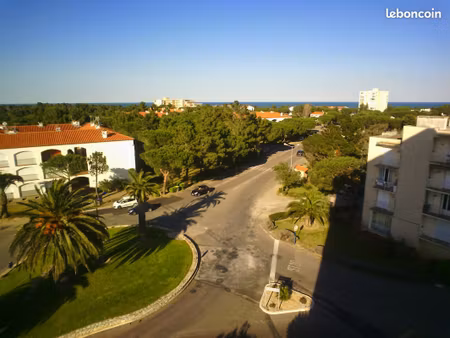 appt. argelès-plage - vue mer - t1 / 36 m²
